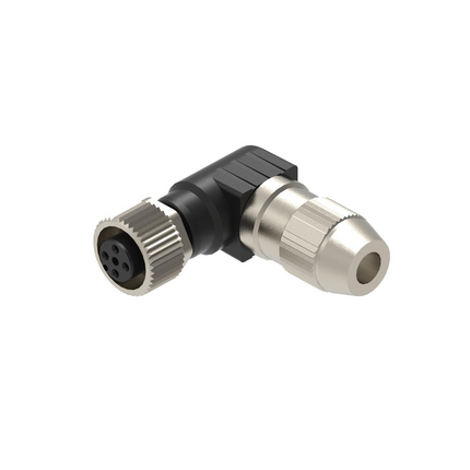 Lumberg Automation Industrial Circular Connector, 4 Contacts, Cable, M12 Connector, Socket, Female, IP65, IP67, M12 IDC