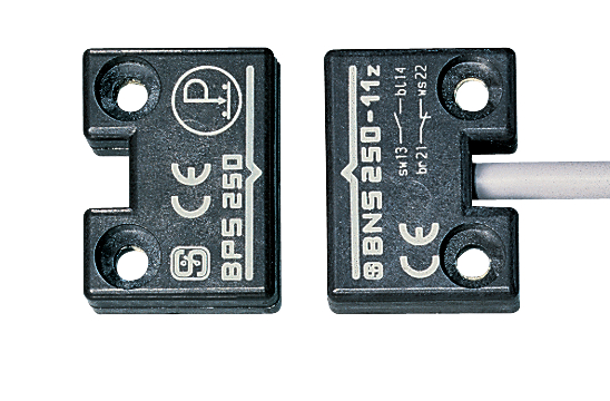 Schmersal BNS 250 Series Non-Flush Magnetic Safety Switch, 24V dc, Reinforced Thermoplastic Housing, NO/NC, 3m Cable