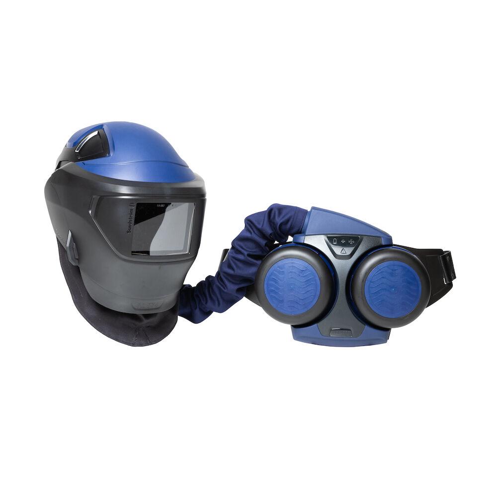 Sundstrom H06 Series Powered Powered Respirator Kit Helmet (without Lens), 2 Filters, EN 12941