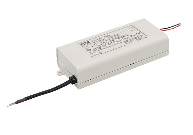 MEAN WELL LED Driver, 15-25V Output, 60W Output, 2.4A Output, Constant Current Dimmable
