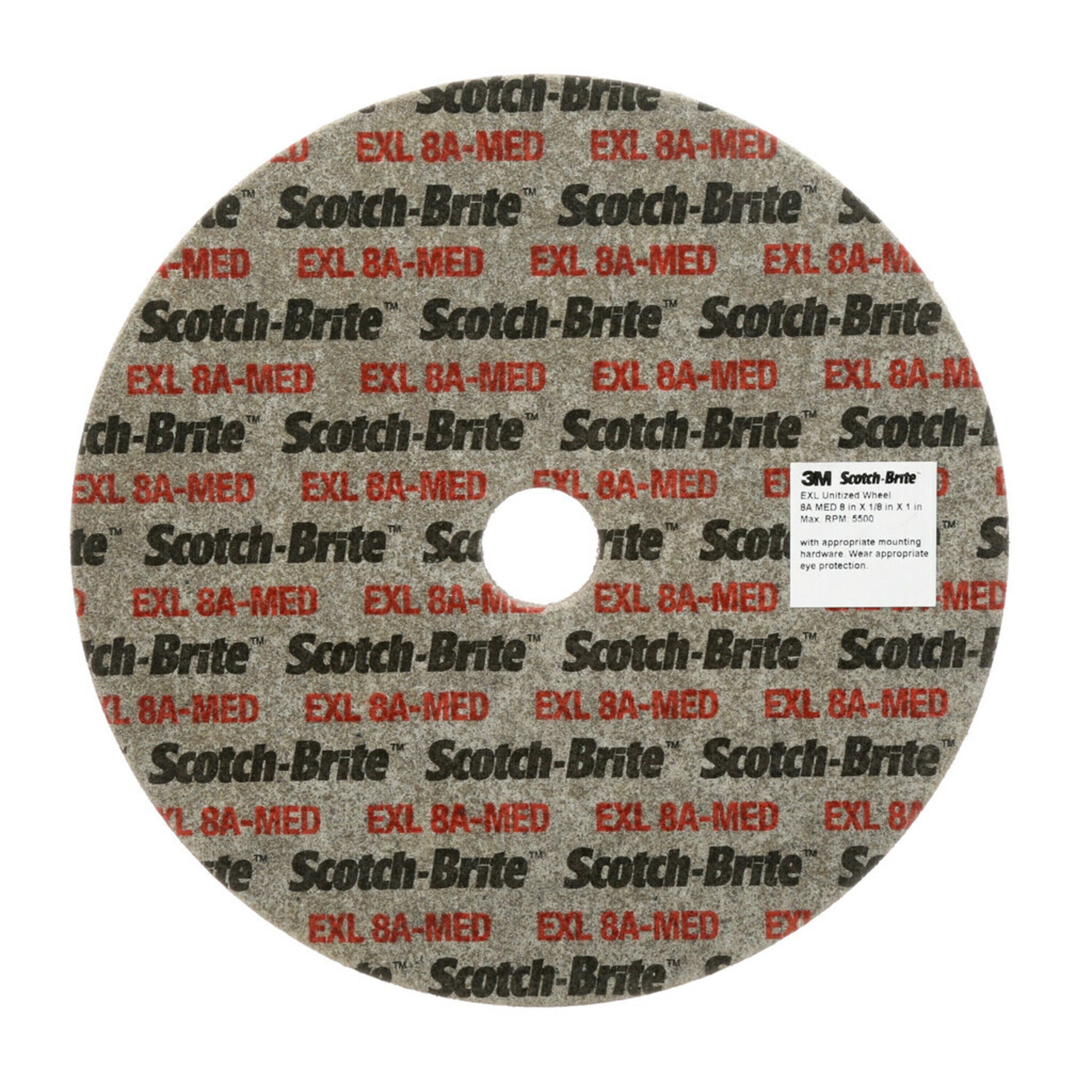 3M XL-UW 8A 7100057853 Aluminium Oxide Deburring & Finishing Wheel, 76mm Diameter