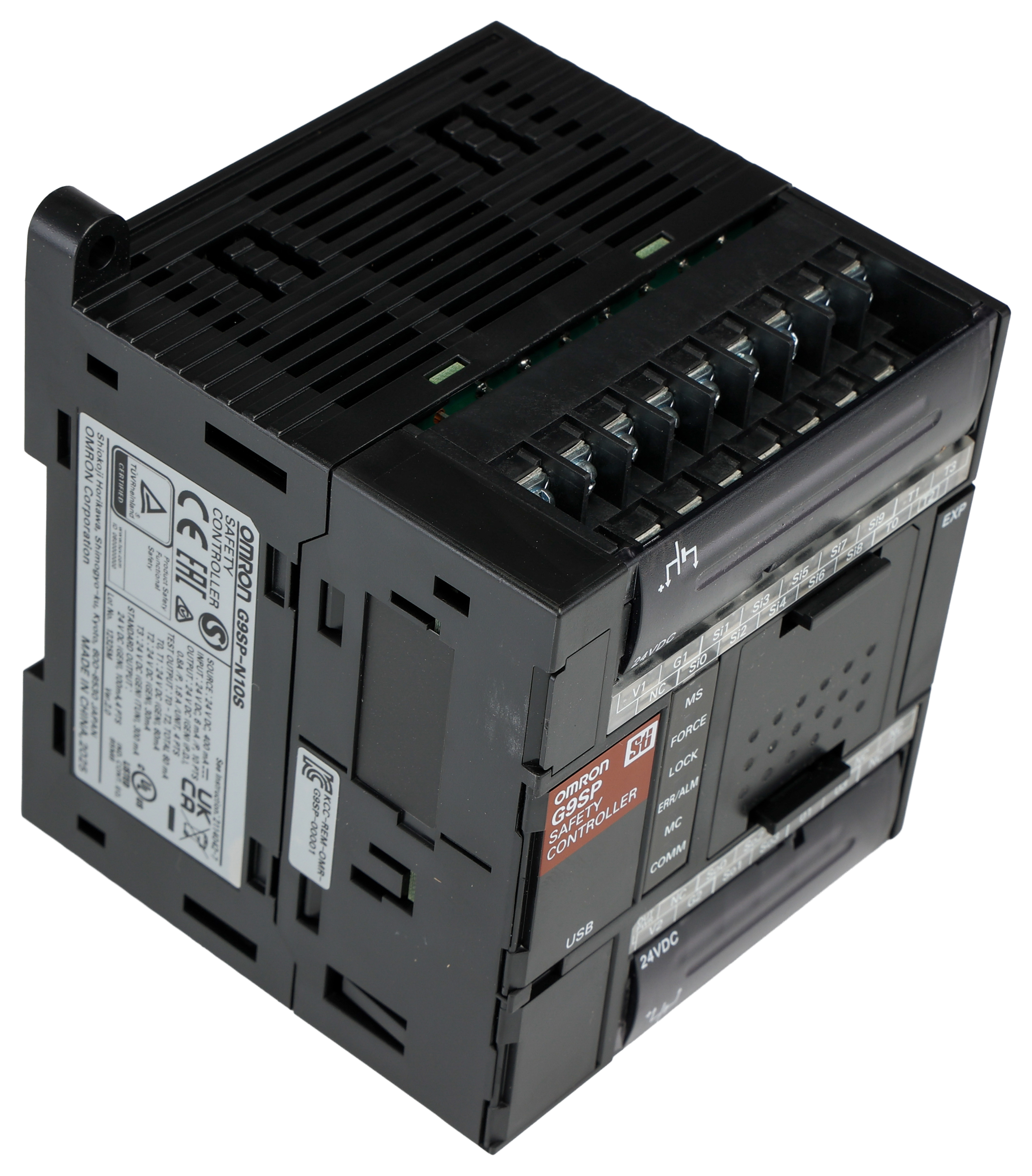 Omron G9SP Series Safety Controller, 10 Safety Inputs, 4 Safety Outputs, 24 V dc