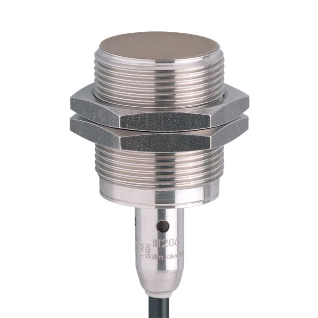 ifm electronic Inductive Threaded Barrel Proximity Sensor, M30, 14 mm Detection, PNP NO, 10 → 36 V dc