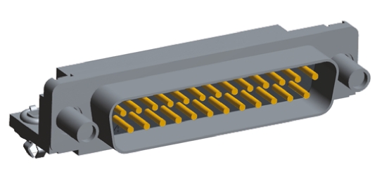 TE Connectivity Amplimite HD-20 25 Way Right Angle Through Hole D-sub Connector Plug, 2.76mm Pitch, with 4-40 UNC