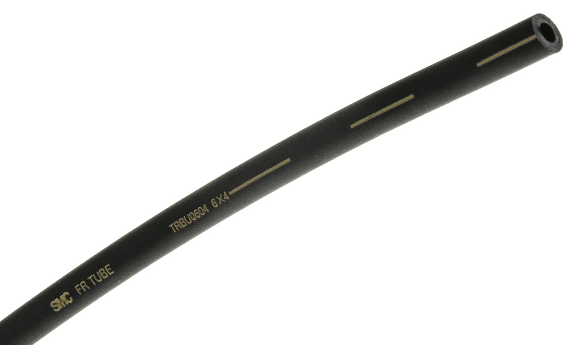 SMC Compressed Air Pipe Black Polyolefin, Polyurethane 6mm x 20m TRBU Series