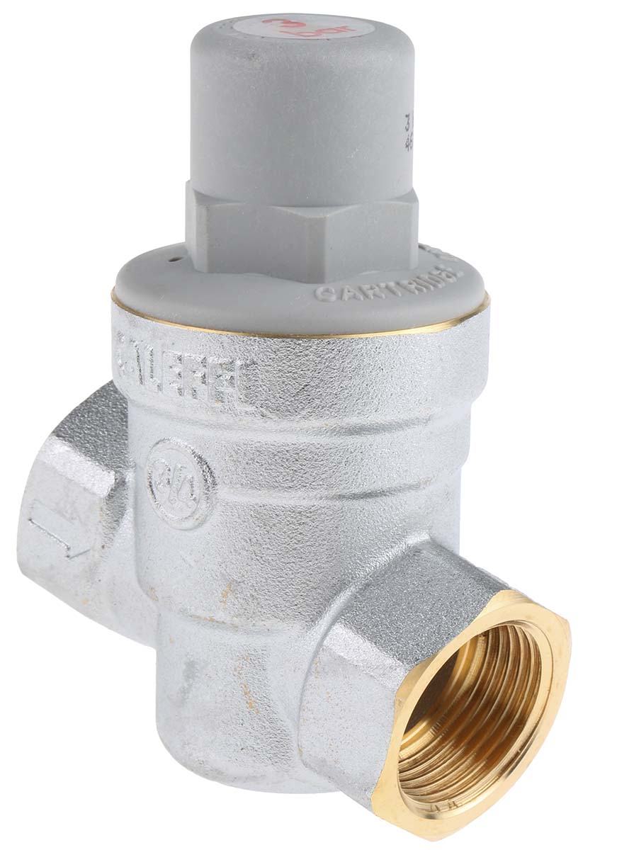 RS PRO Pressure Reducing Valve, 3/4 in Screwed Iron Female