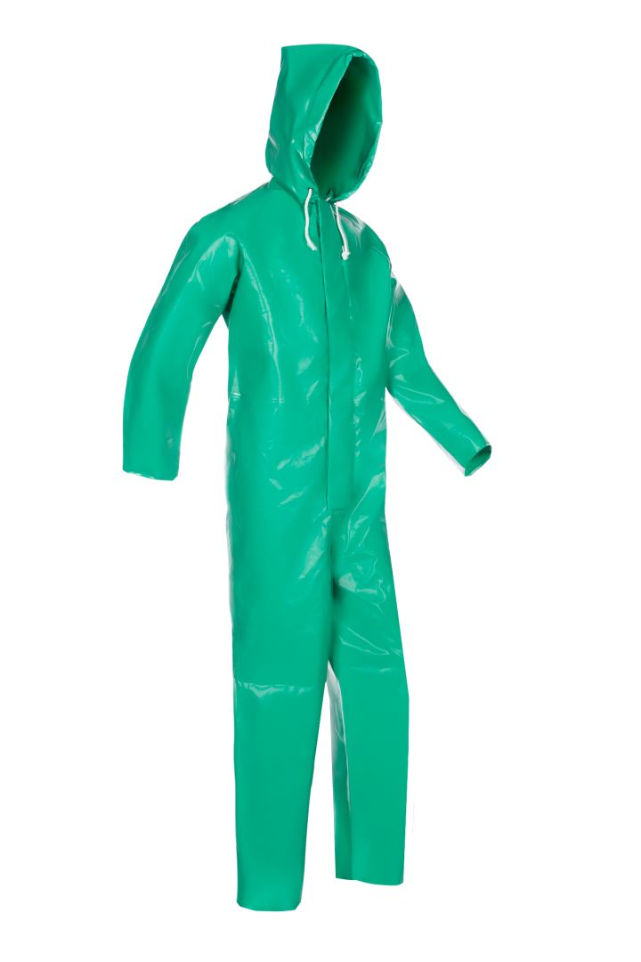 Sioen Uk Green Coverall, EN 343:2019, EN 14605:2005, EN ISO 13688:2013, XXL