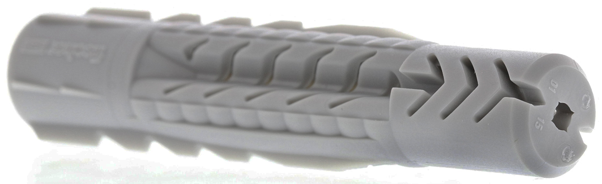 Fischer Fixings Grey Nylon Wall Plug, 70mm Length, 12mm Fixing Hole Diameter