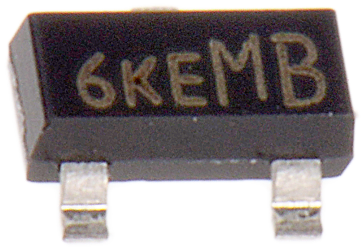Vishay TP0610K Type P-Channel MOSFET, 185 mA, 60 V Enhancement, 3-Pin SOT-23 TP0610K-T1-GE3