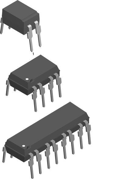Vishay, K815P Photodarlington Output Optocoupler, Through Hole, 4-Pin DIP