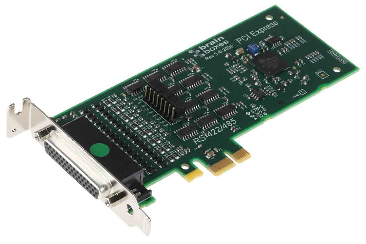 Brainboxes 4 Port PCIe RS422, RS485 Serial Card