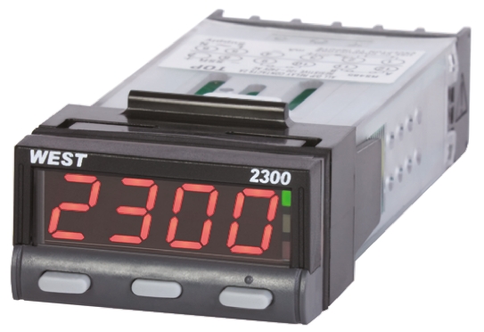 West Instruments N2300 PID Temperature Controller, 49 x 25mm, 2 Output, 12 → 30 V dc, 24 V ac Supply Voltage