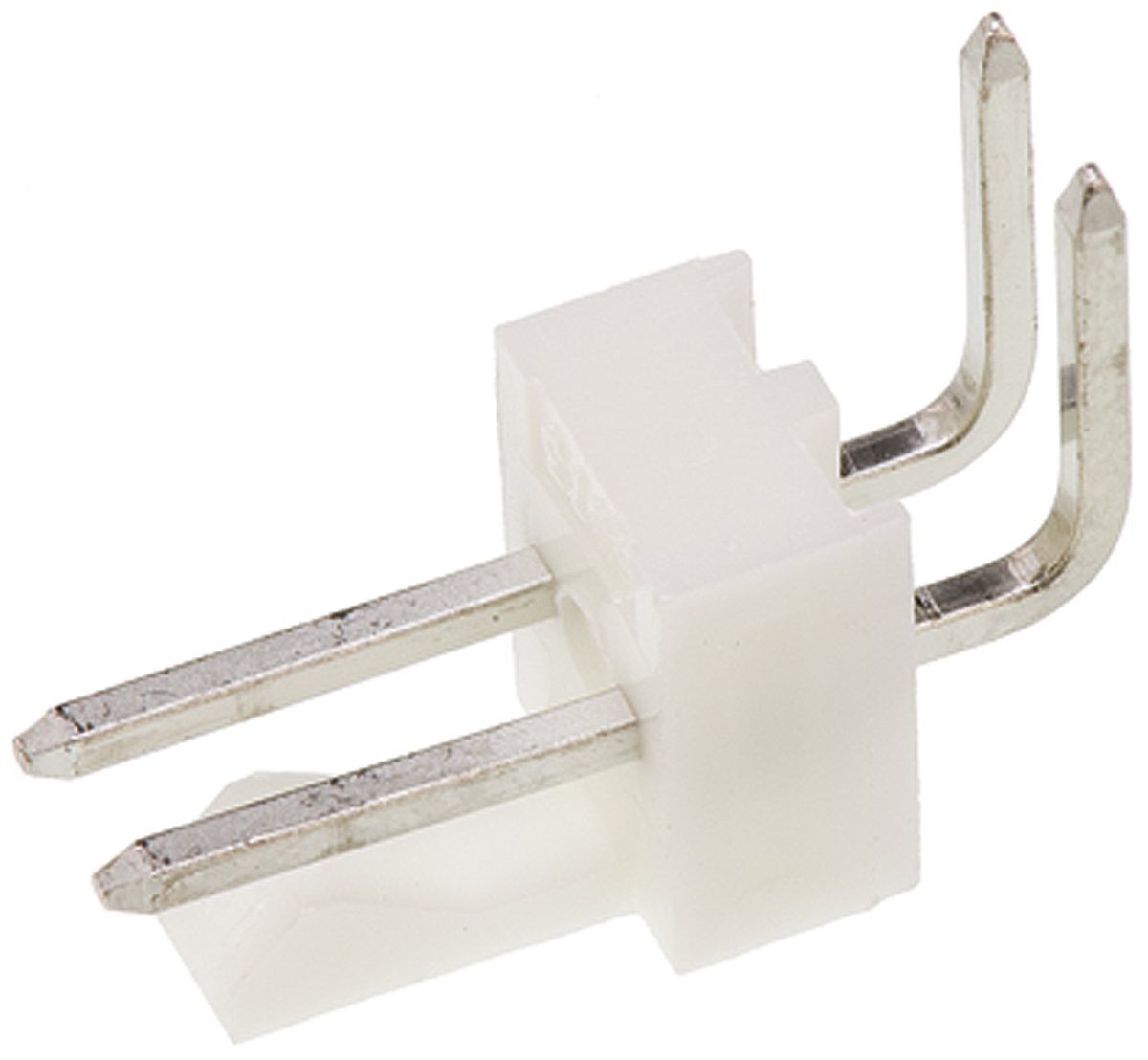 Molex KK 254 Series Right Angle Through Hole Pin Header, 2 Contact(s), 2.54 mm Pitch, 1 Row, Unshrouded
