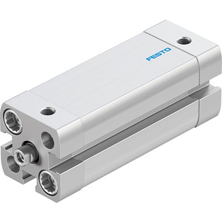 Festo Pneumatic Compact Cylinder - ADN-12-60-I-P-A 12 mm Bore, 63 mm ADN Series, Double Acting Acting