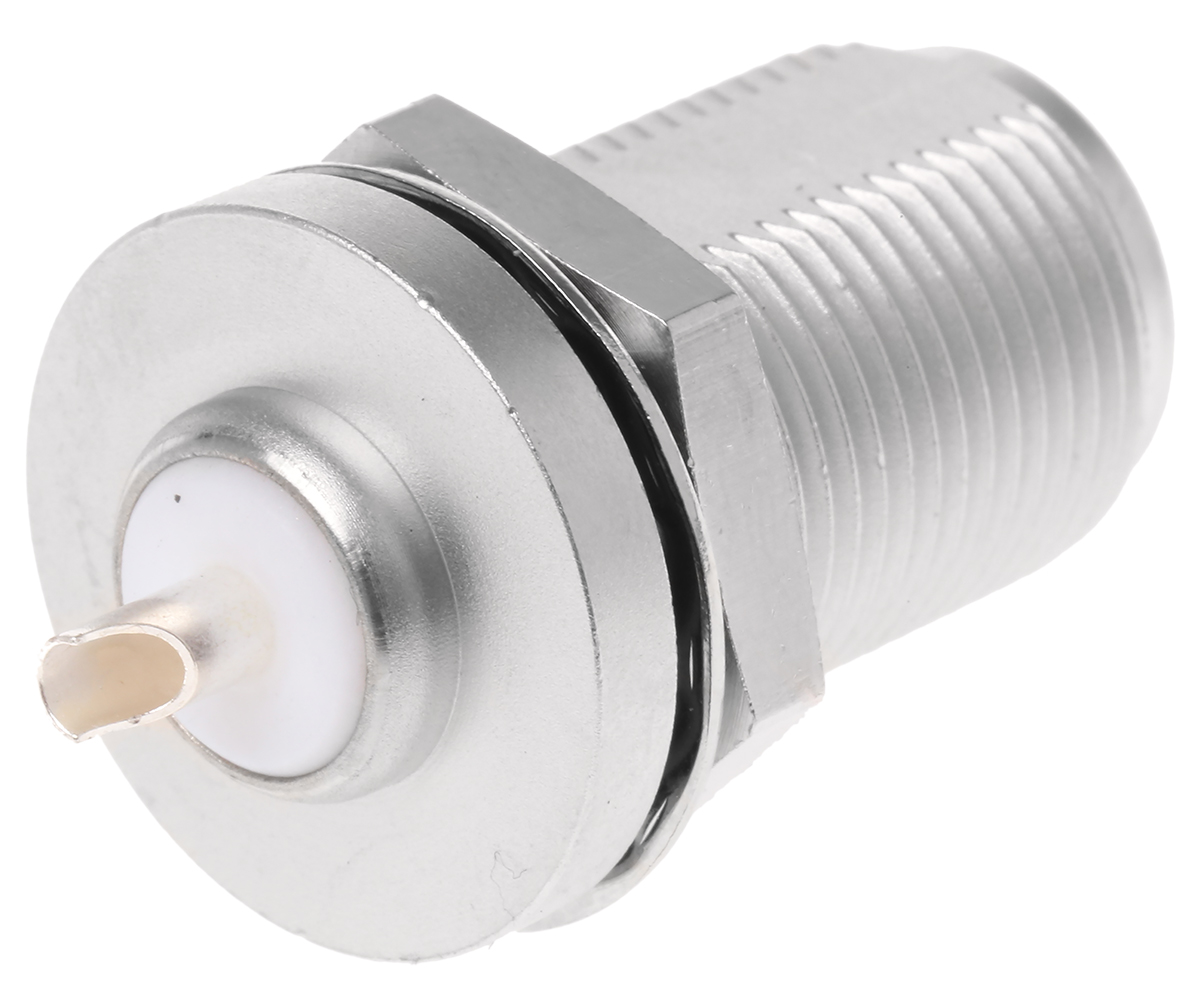 Telegartner, Jack Panel Mount N Connector, 50Ω, Solder Termination, Straight Body