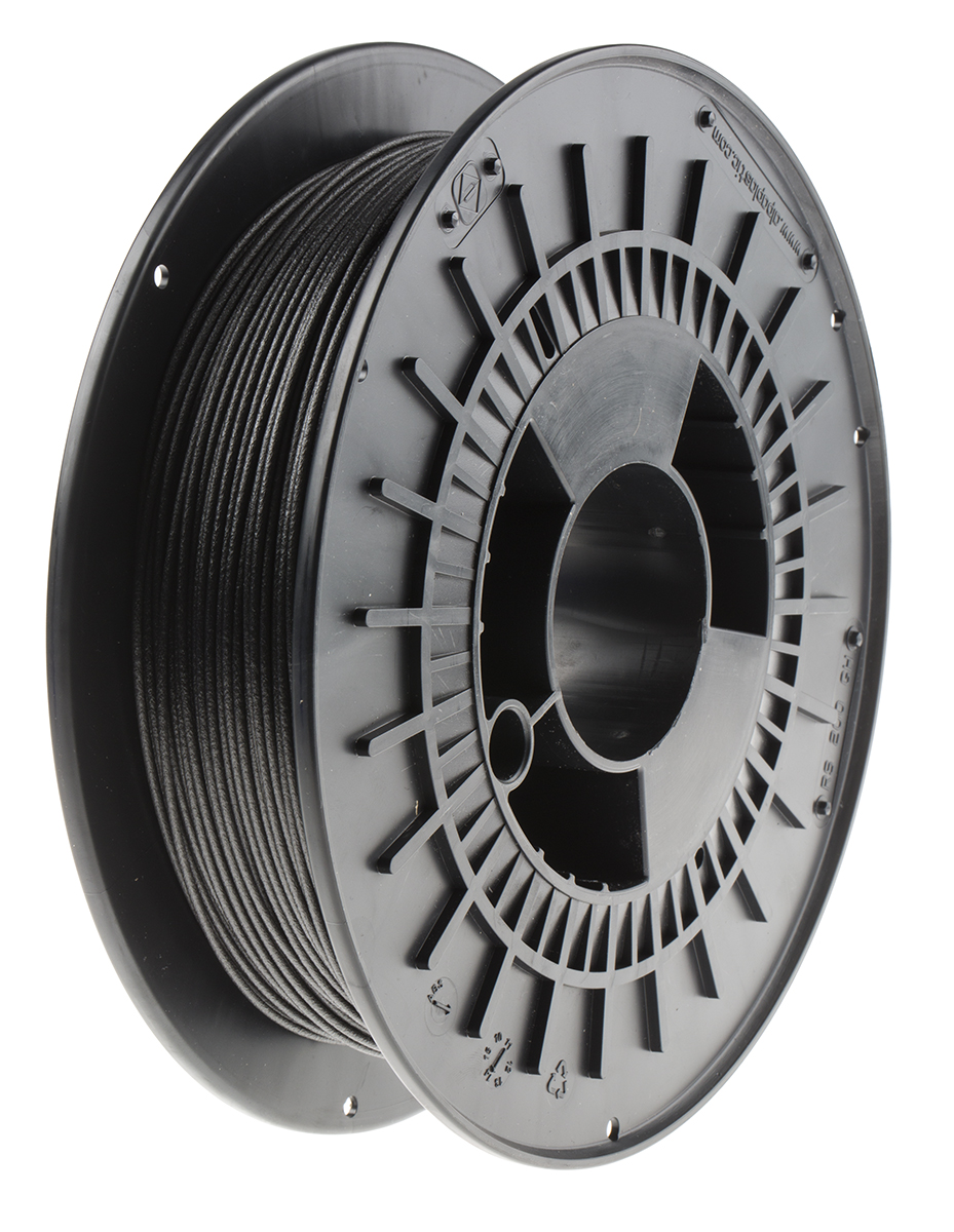 RS PRO 2.85mm Black CARBON-P 3D Printer Filament, 500g