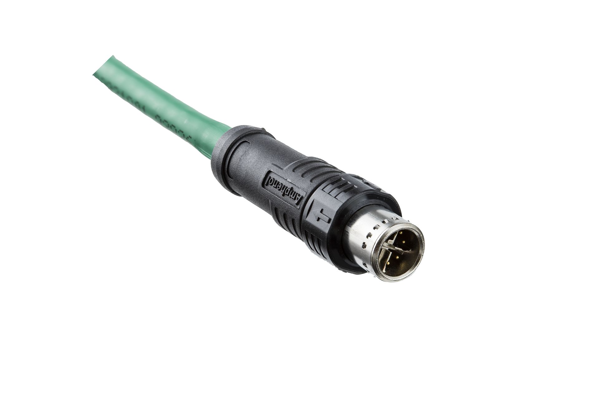 Amphenol Industrial Male 8 way M12 to Free End Sensor Actuator Cable, 1 m