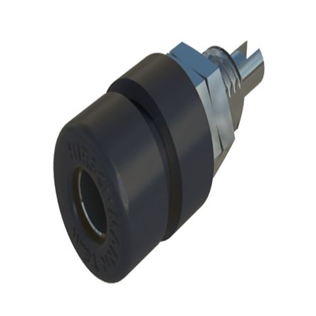 Hirschmann Test & Measurement Grey Female Banana Connector, 4 mm Connector, M6 Thread, Solder Termination, 32A, 60V dc,