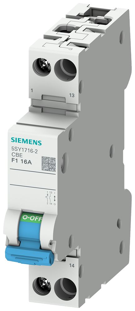 Siemens Single Phase Industrial Surge Protection, 2A, 230V (Volts), DIN Rail Mount