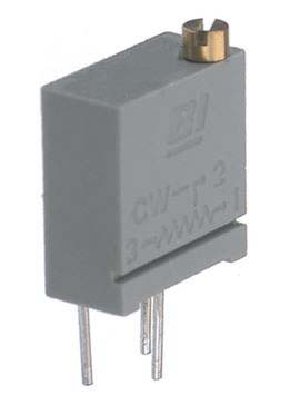 10kΩ, Through Hole Trimmer Potentiometer 0.5W Top Adjust TT ElectronicsBI, 67