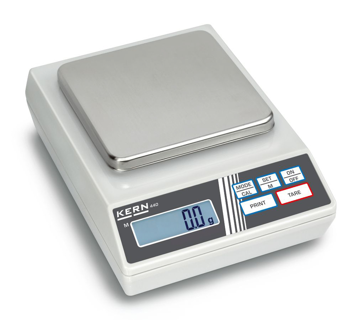 Kern 440-45N Precision Balance Weighing Scale, 1kg Weight Capacity, With RS Calibration