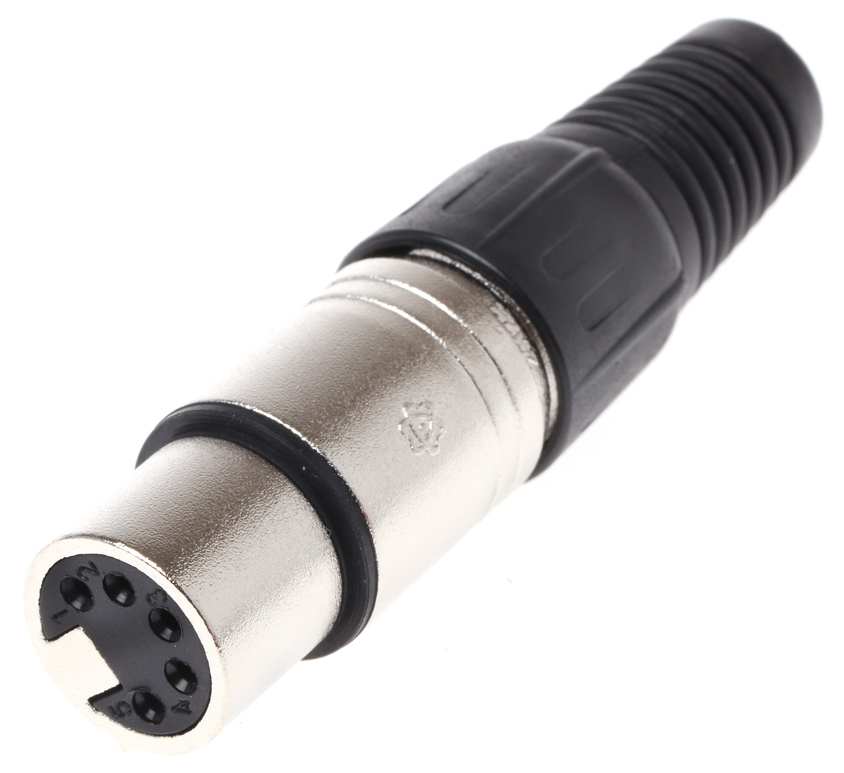 RS PRO Cable Mount XLR Connector, Female, 250 V ac, 5 Way, Silver Plating