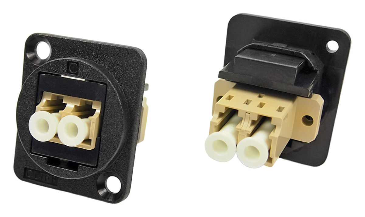 RS PRO XLR Panel Mount Fibre Optic Adapter, Female