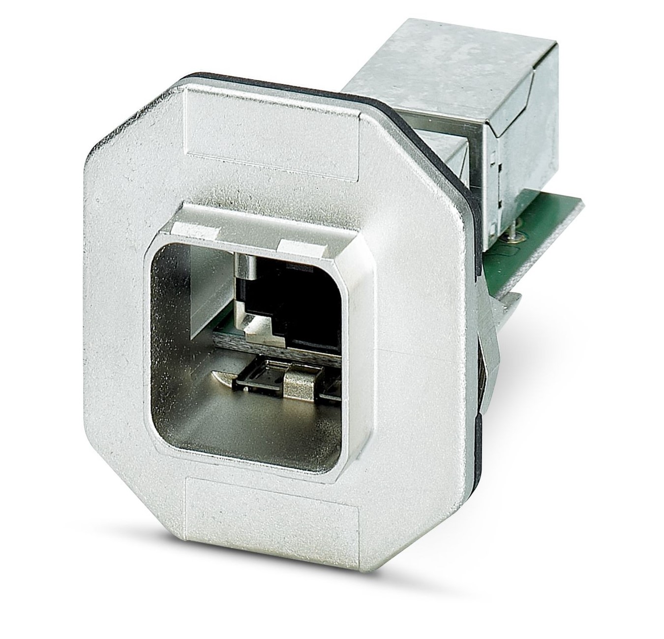 Phoenix Contact VS-PPC-F1-RJ45-MNNA-1C-FJJ Series RJ45 Panel Mounting Frame, Cat5, Unshielded
