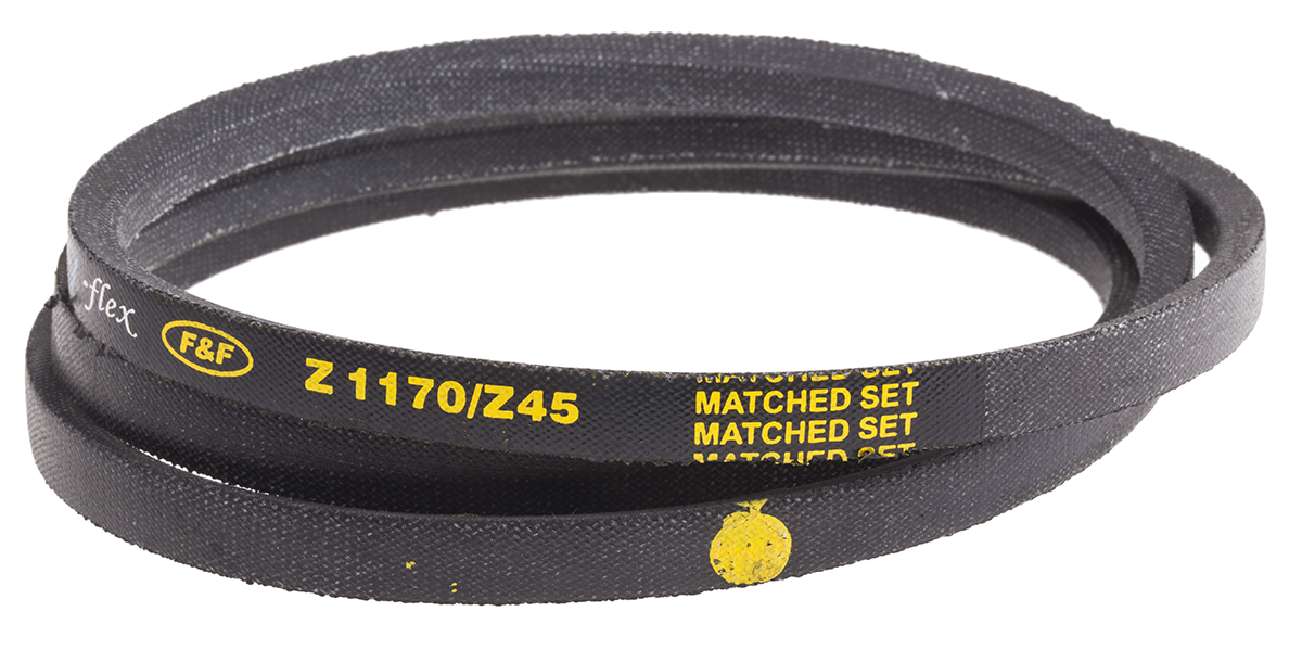 RS PRO Drive Belt, belt section Z, 1140mm Length