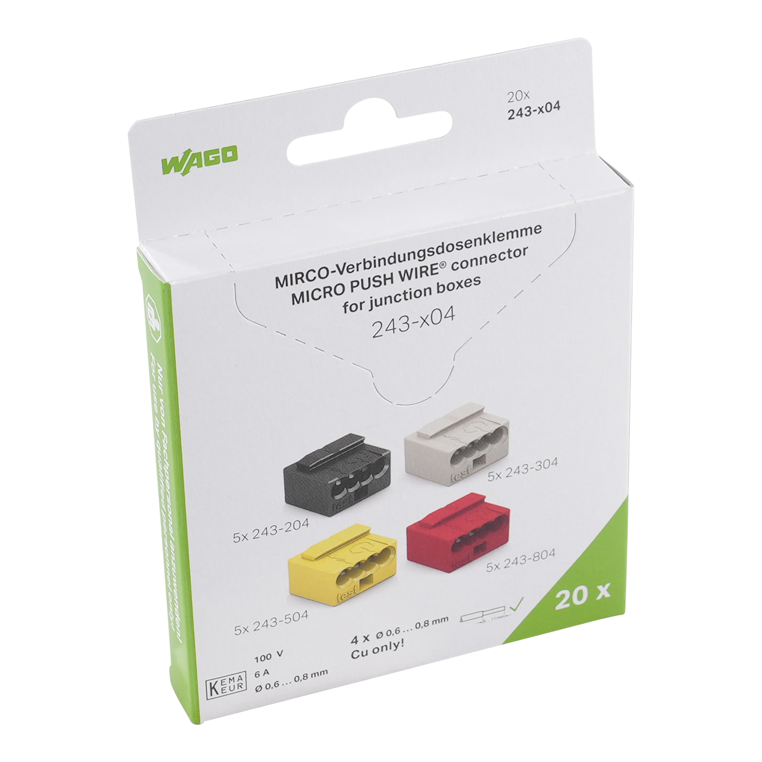 WAGO, 243 Connector for use with Terminal Bloack