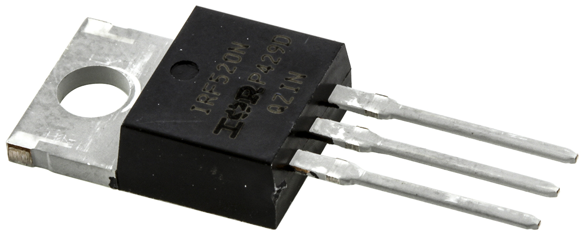 Infineon HEXFET Type N-Channel MOSFET, 9.7 A, 100 V Enhancement, 3-Pin TO-220 IRF520NPBF