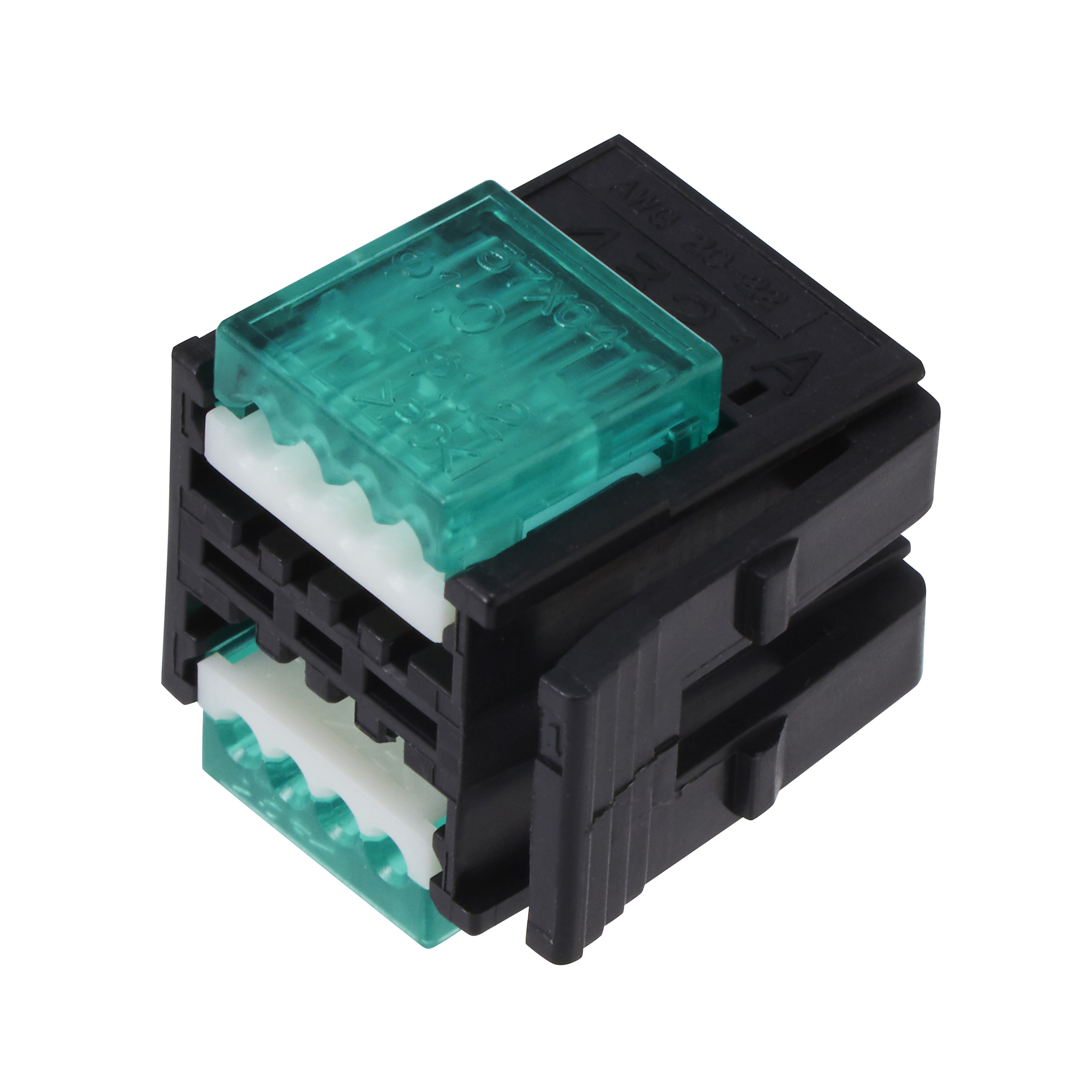 3M 371 Series Terminal Plug, 4-Way, 3A, 20 → 26 AWG Wire, IDC Termination