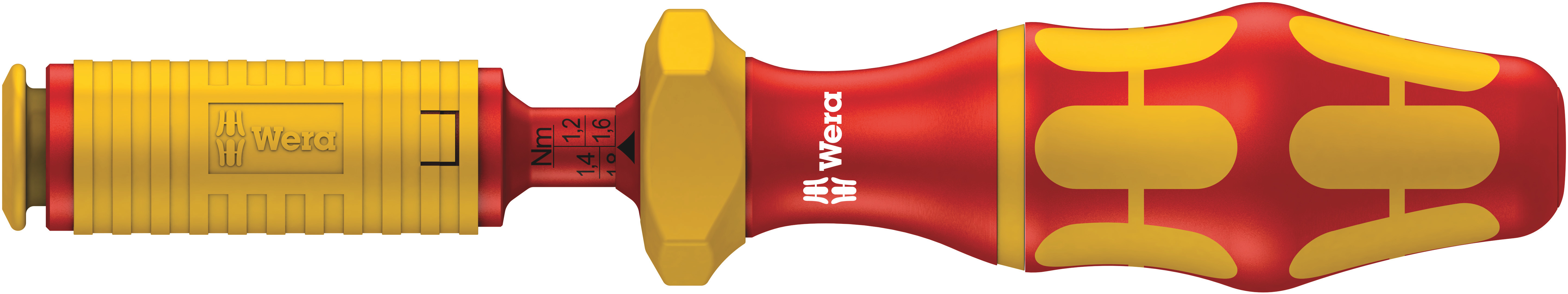 Wera Adjustable Hex Torque Screwdriver, 1.7 → 3.5Nm, 9 mm Drive, ±6 % Accuracy