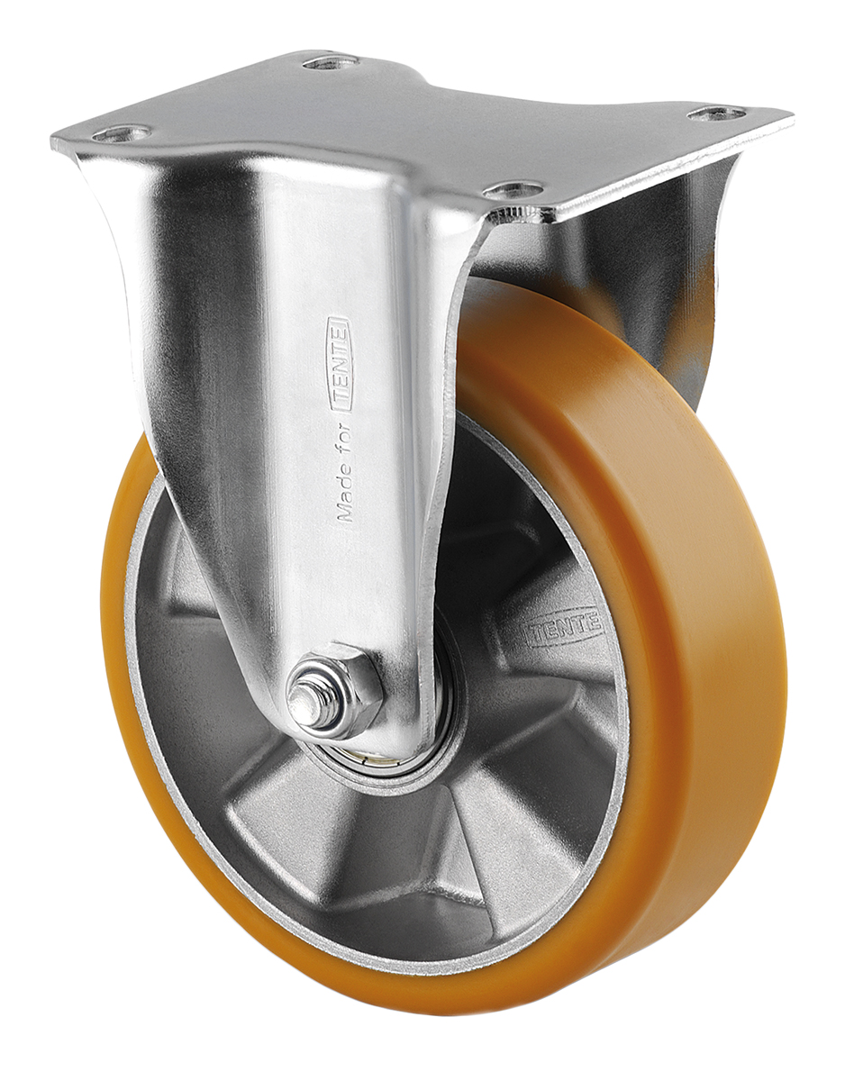 Tente Fixed Castor Wheel, 600kg Capacity, 160mm Wheel