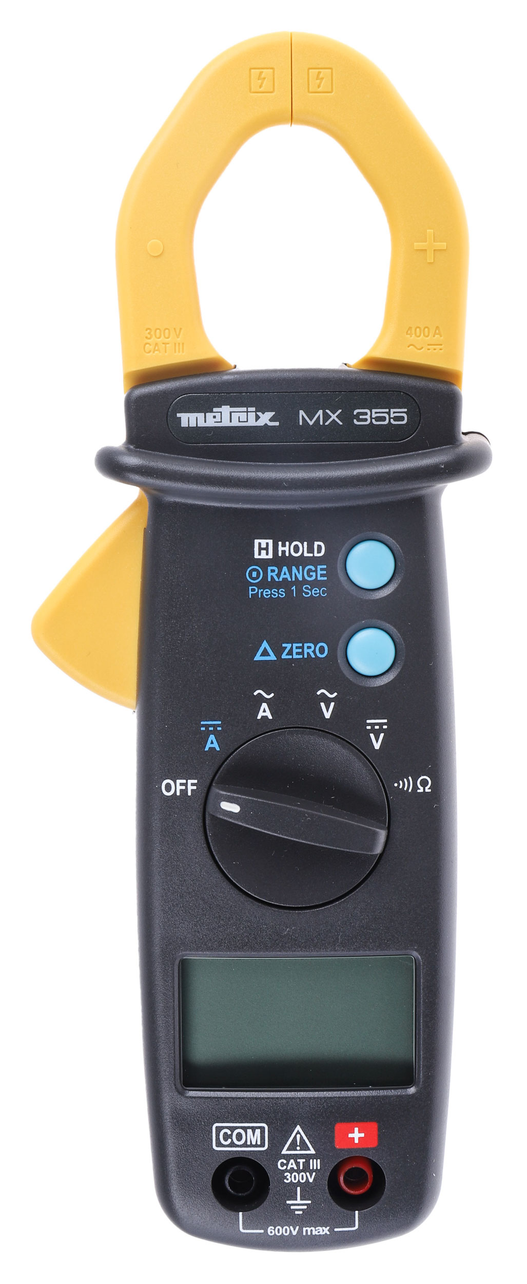 Metrix MX 355 Clamp Meter, 400A dc, Max Current 400A ac CAT III 600V