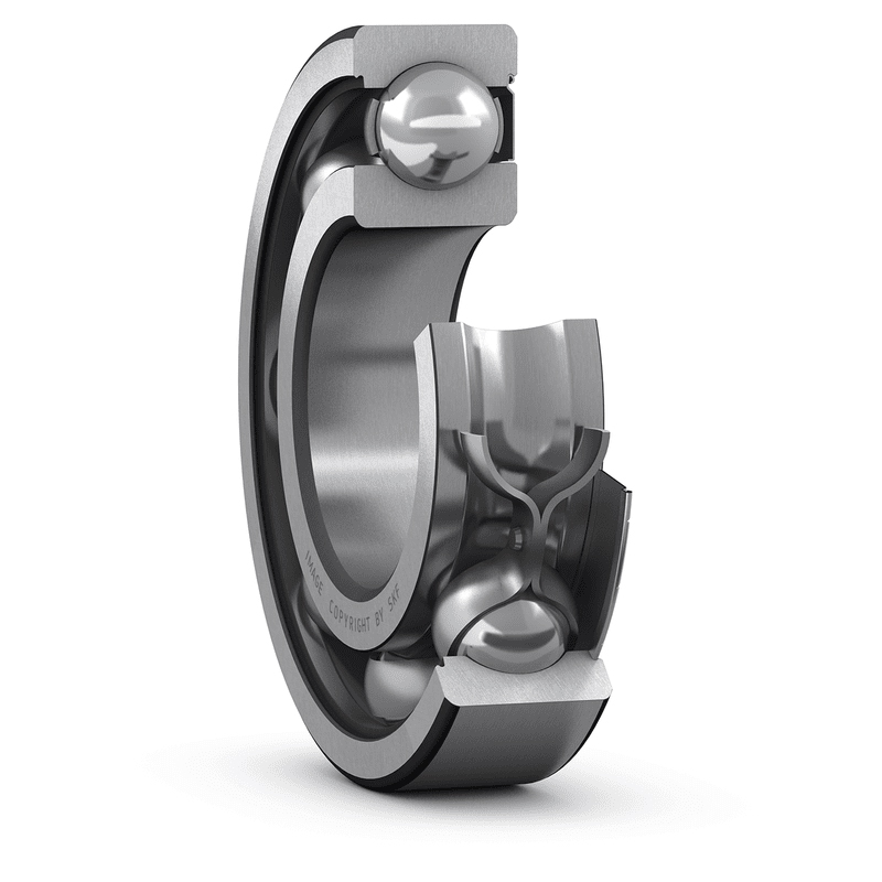 SKF 626-Z 1 Row Ball Bearing - 6 mm ID, 19 mm OD