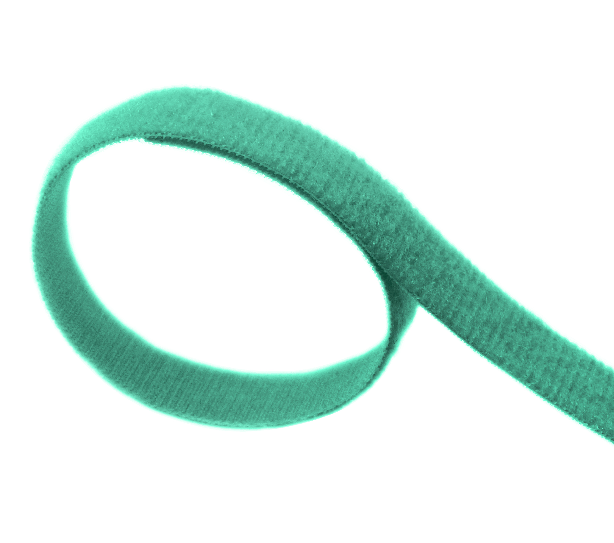 Velcro  Self Engaging Green Reclosable Fastener, 16mm x 25m