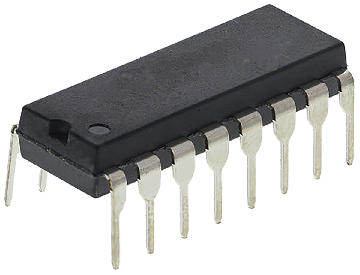 Texas Instruments SN74LS75N 4bit-Bit Latch, Transparent, 16-Pin PDIP