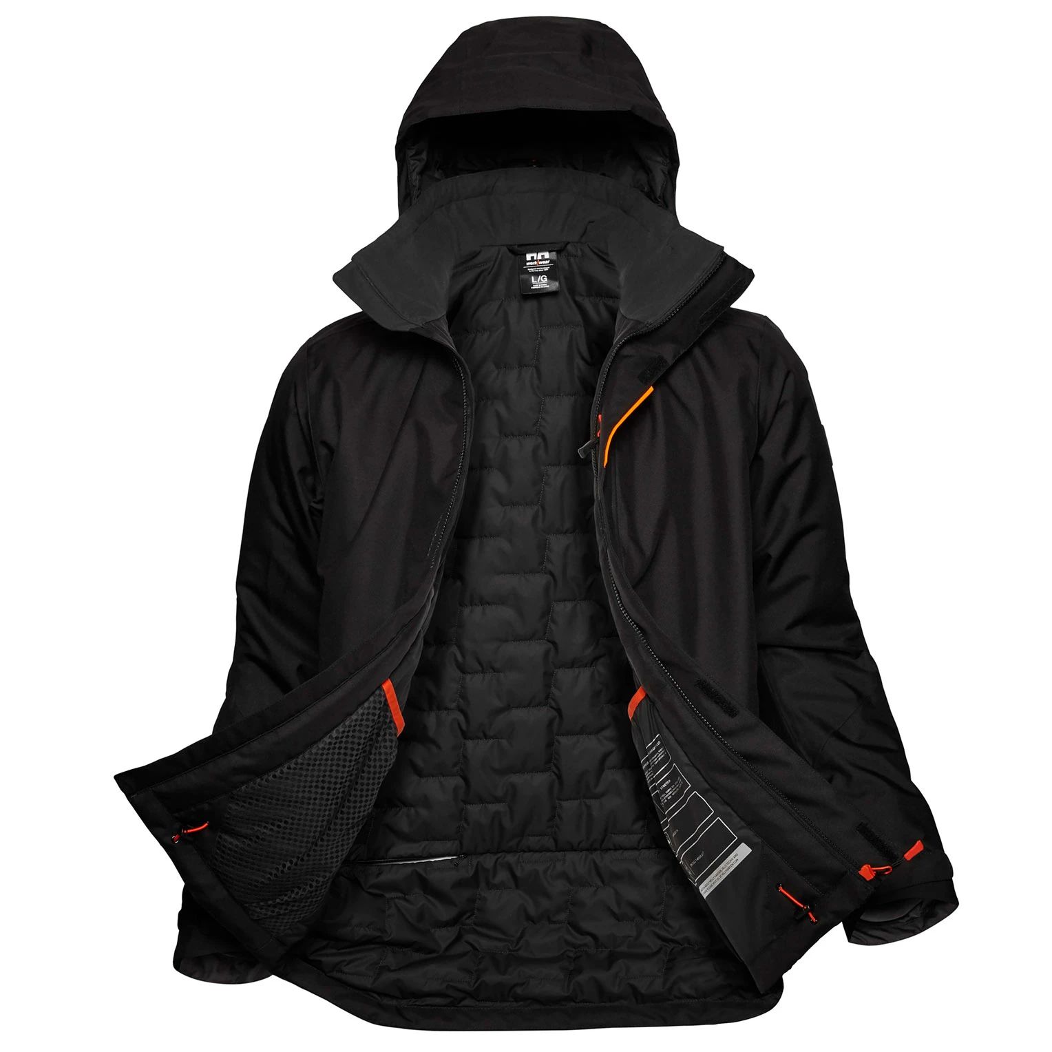 Helly Hansen 71345 Black, Breathable, Waterproof Winter Jacket, M