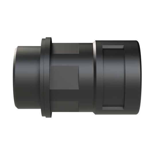 PMA Flexible Fitting, Conduit Fitting, 17mm Nominal Size, M25, Polyamide 6, Black