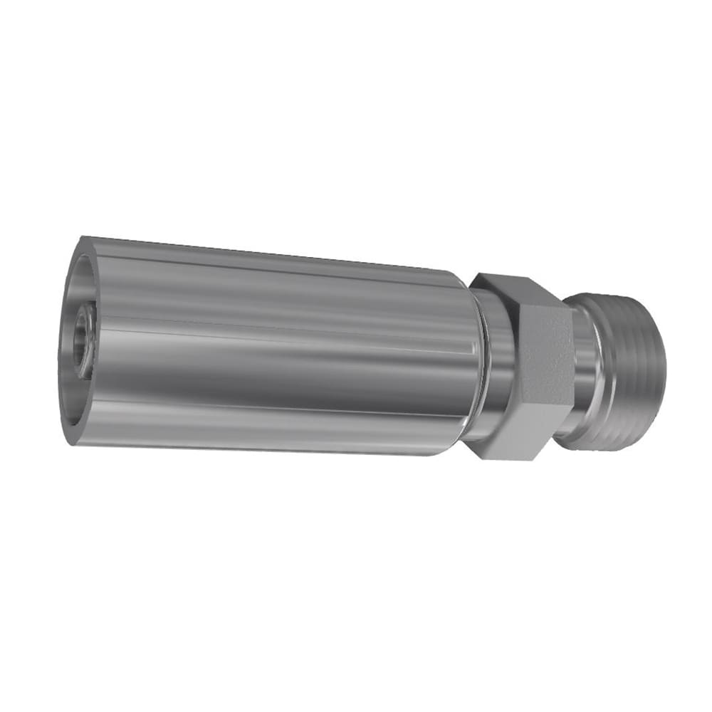 Parker Crimped Hose Fitting 5/16 in Hose to M18 x 1.5 Male, 1D048-12-5