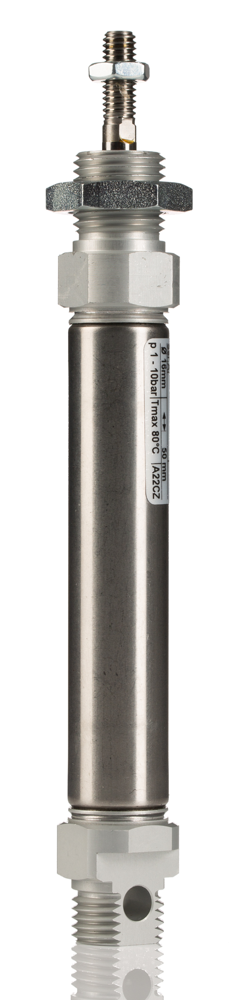 Norgren Pneumatic Piston Rod Cylinder - 16 mm Bore, 50 mm RM/8000/M Series, Double Acting Acting