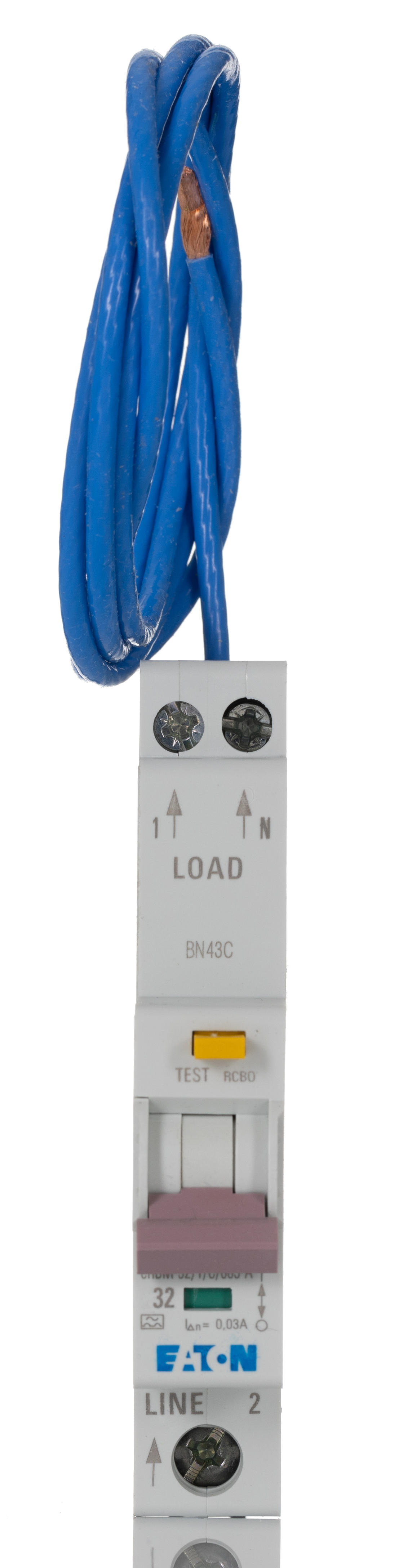 Eaton RCBO, 32A Current Rating, 1P Poles, 30mA Trip Sensitivity, Type B, MEMShield Range
