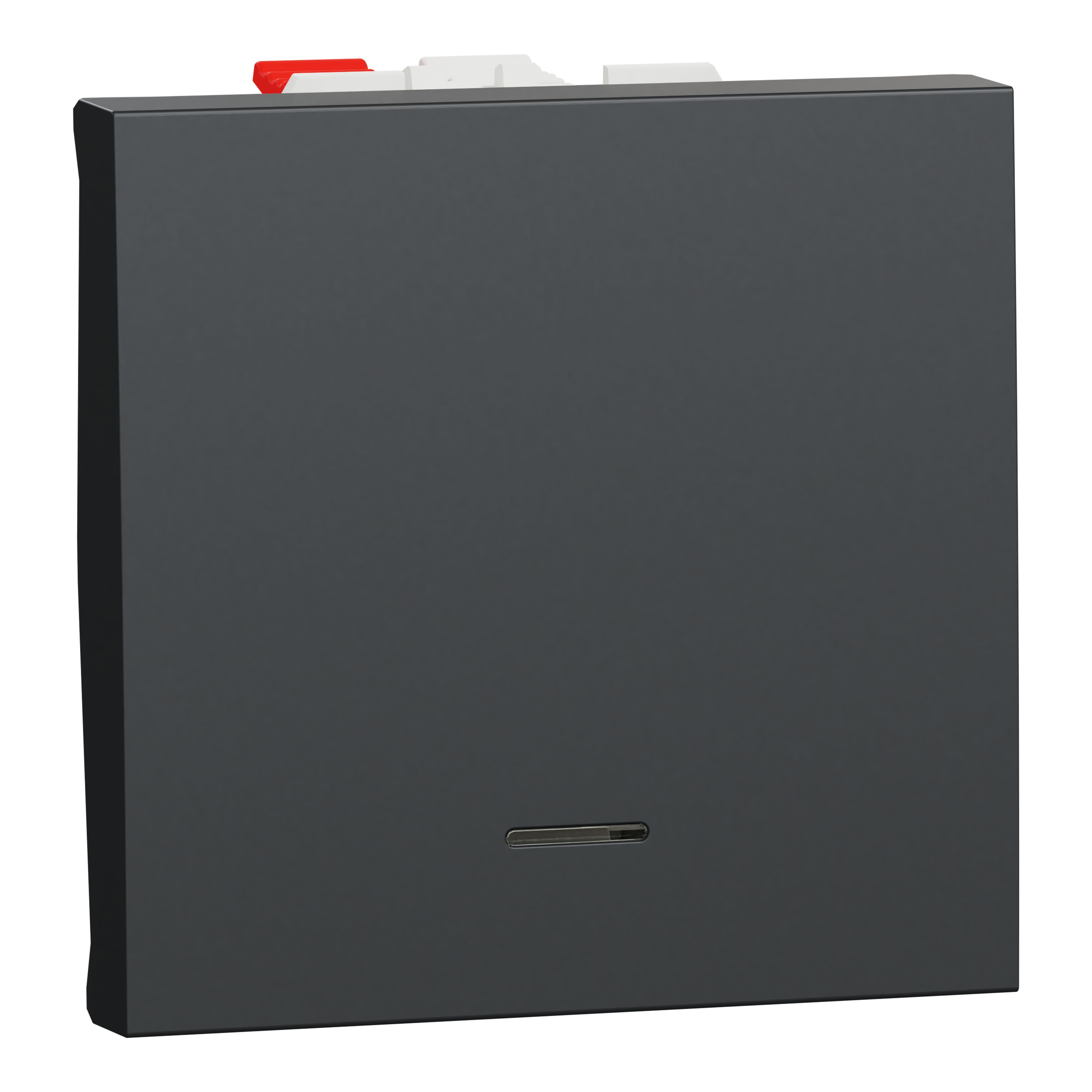 Schneider Electric Anthracite Rocker Switch, 2 Gang, New Unica