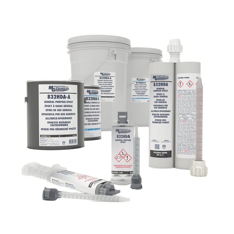 MG Chemicals 832HDA-400ML Black Epoxy Potting Compound 380 ml