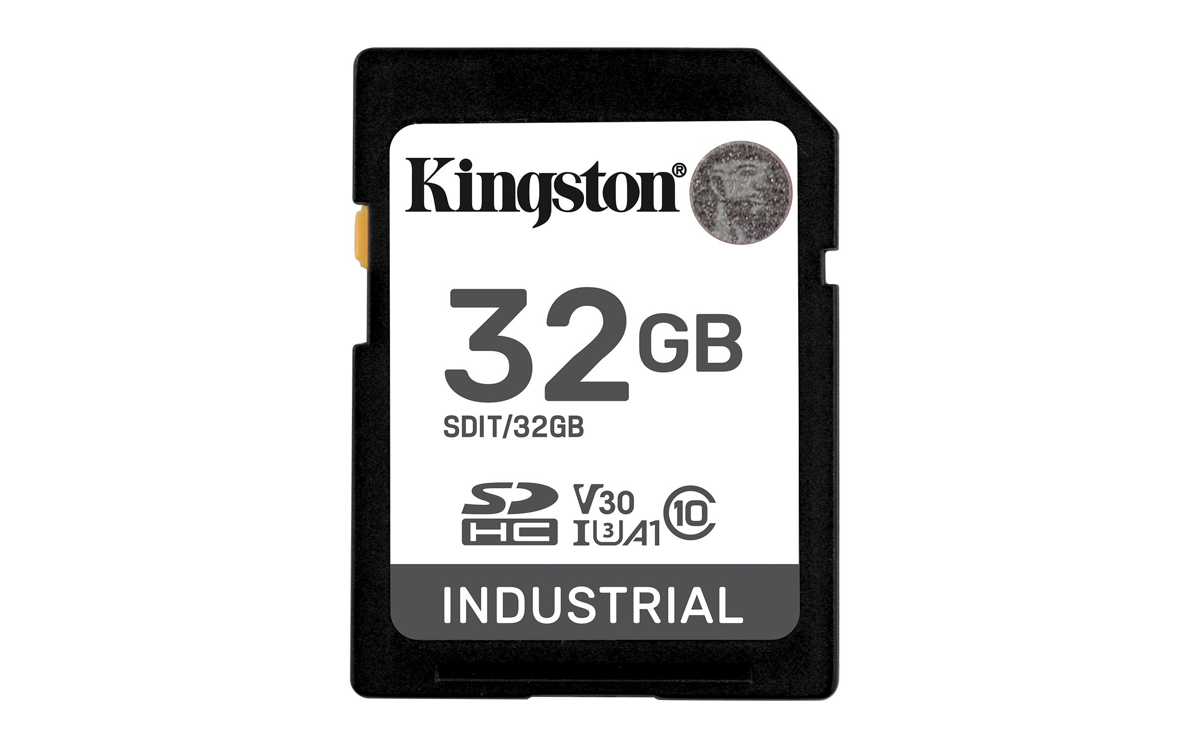 Kingston 32 GB Industrial SD SD Card, UHS-I Speed Class U3