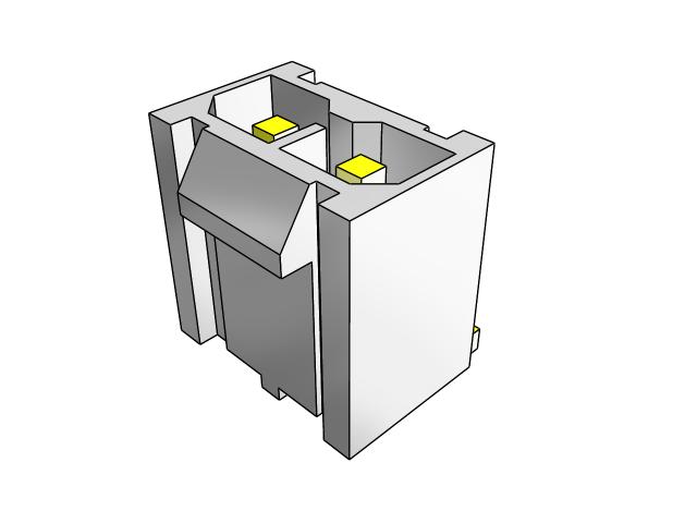 Samtec, ISDF Male Crimp Connector Housing, 1.27mm Pitch, 40 Way, 2 Row
