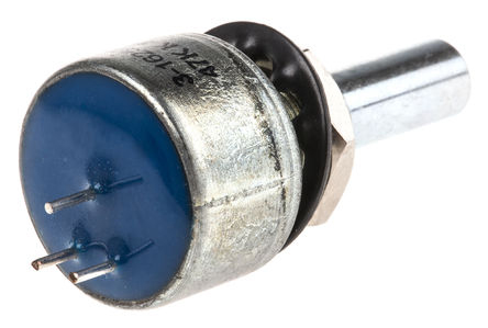 TE Connectivity M 47kΩ Rotary Potentiometer 1-Gang Panel Mount, 404802692040