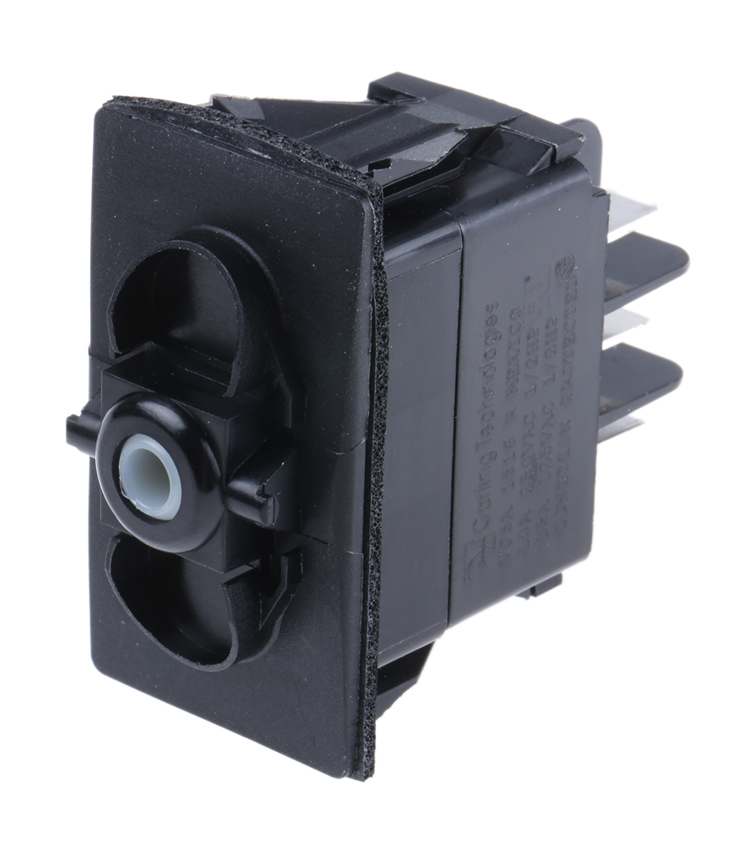 Carlingswitch DPDT, On-Off-On Rocker Switch Panel Mount