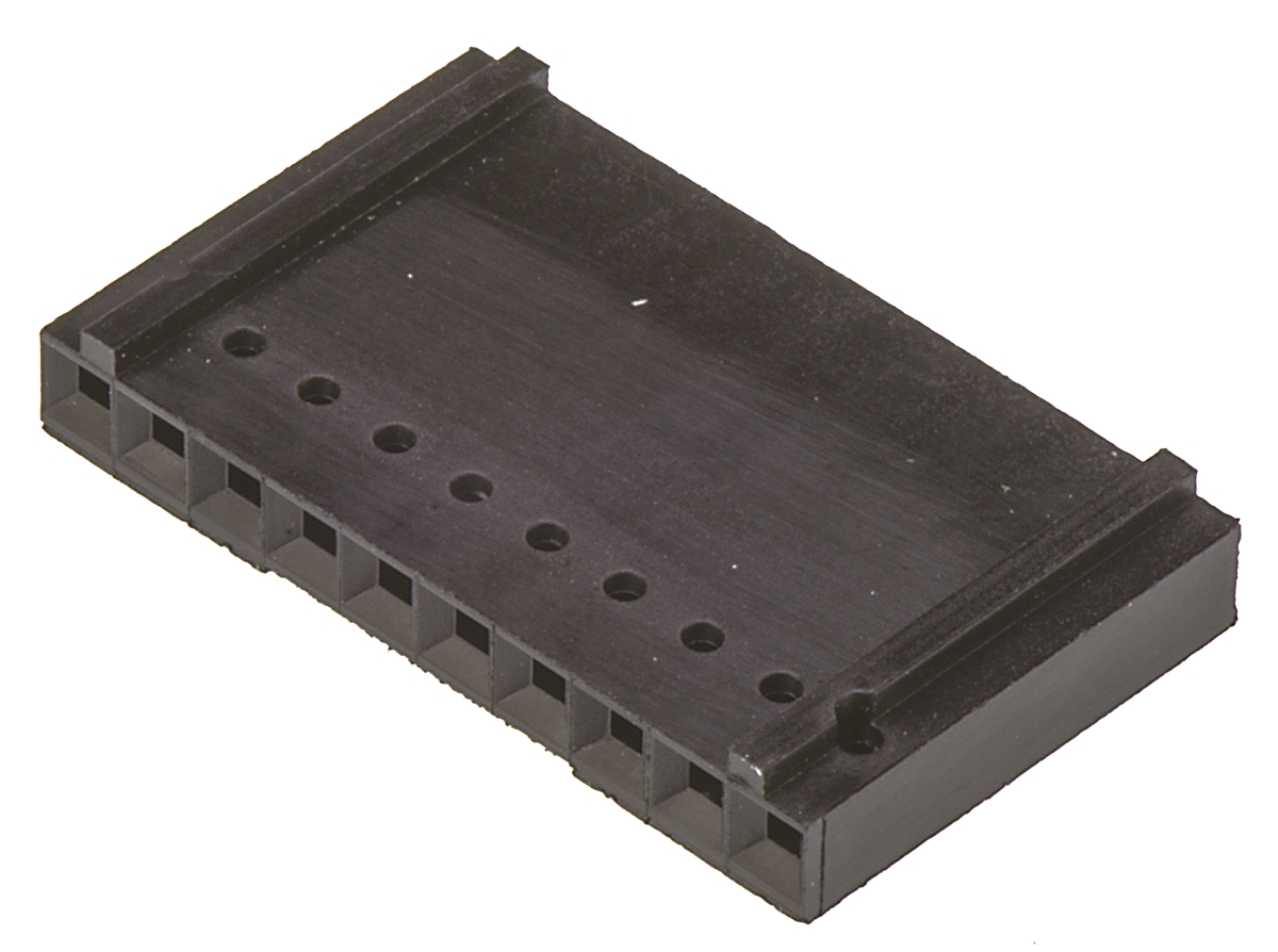 TE Connectivity, AMPMODU MOD IV Female Connector Housing, 2.54mm Pitch, 10 Way, 1 Row